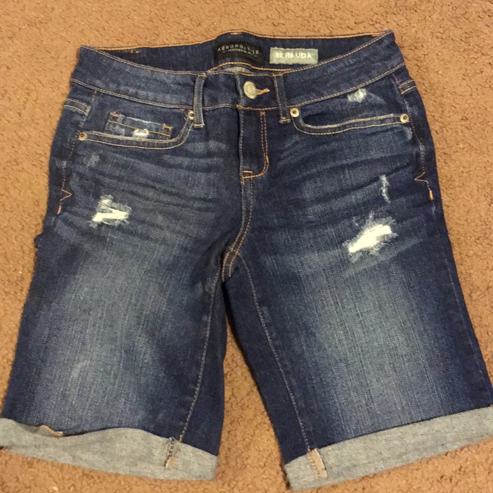 Aeropostale Bermuda jean shorts